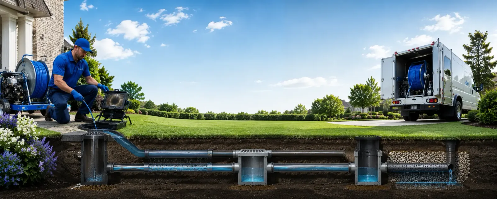 Outdoor drain cleaning information for Westport, MA